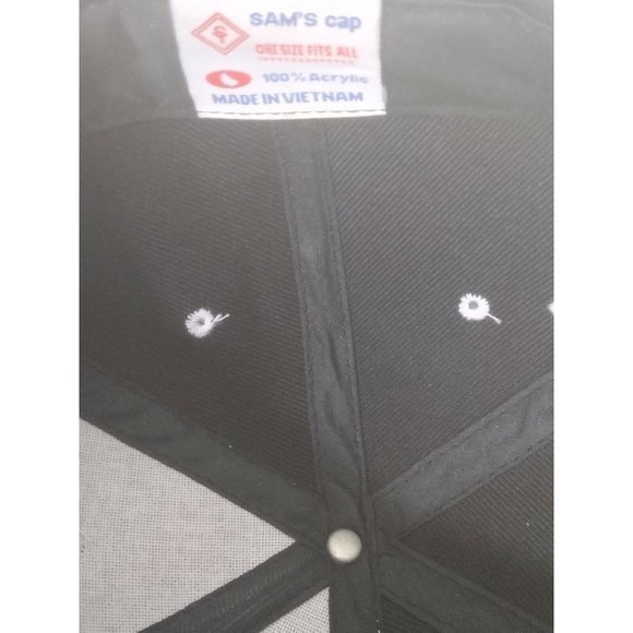 City of Los Angeles Olde English embroidered L.A  Black Strapback Baseball‎ Cap - Picture 7 of 7